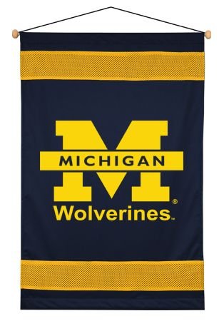 Michigan Wolverines Sideline Wall Hanging (29x45) NCAA