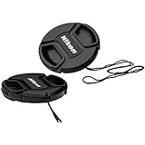 SouthBayCamera (2-Pack) 52MM Center Pinch Lens Cap for Nikon DSLR Camera with 18-55mm or 55-200mm Lens, D3200 D3100 D3000 D5200 D5100 D5000 D90 D80 D60 D40