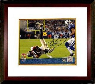 Moore Autographed Photo - Lance New Orleans Saints 8x10 Super Bowl XLIV Custom Framed - Autographed NFL Photos
