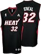 Shaquille O'Neal Jersey: adidas Black Replica #32 Miami Heat Jersey