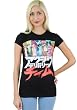 Futurama Anime Characters Juniors Black Tee