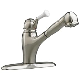 American Standard 4223 Collection Double-Handle Pantry/Bar Sink Faucet with Brass Gooseneck Spout, Polished Chrome