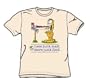 Garfield - Less Junk Mail - Adult Cream S/S T-Shirt For Men