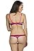 Hers by Herman Womens Sexy Leupurrrrrd Bra with Comfy Padding with Matching Thong Set
