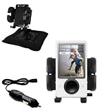 Microsoft Zune Auto Bean Bag Dash Holder with Car Charger - Uses Gomadic TipExchange