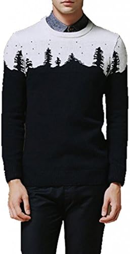 D0NYAN Men's Autum New V-Neck Slim Fit Cardigan White Small