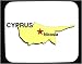Mouse Pad with map, nicosia, vector