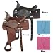 King Series Krypton Western Saddle Black 15