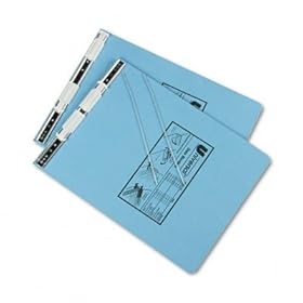 Universal 15431 - Pressboard Hanging Data Binder, 11 x 9-1/2 Unburst Sheets, Light Blue-UNV15431
