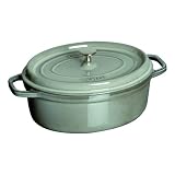 Staub12.75QuartOvalCocotte,GraphiteGrey