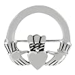 Sterling Silver Claddagh Pin