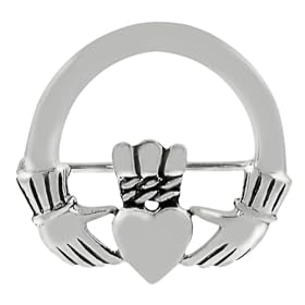 Sterling Silver Claddagh Pin