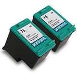 HP 75 CB337WN Compatible Remanufactured Combo Pack - 2 Color Ink Cartridges