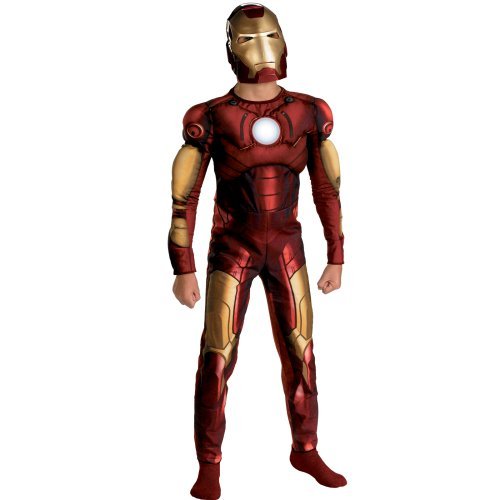 Iron Man 2008 Movie Muscle Chest Child Costume Child (7-8)
