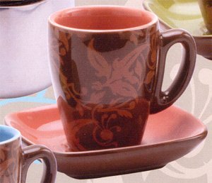 Cafe 8-pc. Espresso Set - Rose