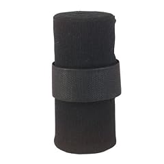 Kerbl 321330/2 Pferdebandage elastisch, 5m, 10 cm, 2-er Pack schwarz
