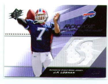 2004 SPx / Rookie Swatch Supremacy SWR-JP J.P. Losman Buffalo Bills (Piece of Authentic Event Worn Jersey - Football Cards)