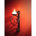 Kerzenhalter Wand einarmig 30 cm hoch