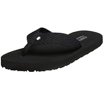Teva Men's Mush Thong Sandal,Tread Black,10 M US