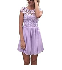 Summer Chiffon/Tulle Lace Pleated Embroidered  Dress