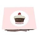 Dolce Boxed Glitter Note Cards - Raspberry | Rungtong & Co. Stationery Line