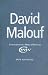 David Malouf (Contemporary World Writers)