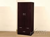 Yorktown Espresso Finish Wardrobe Set