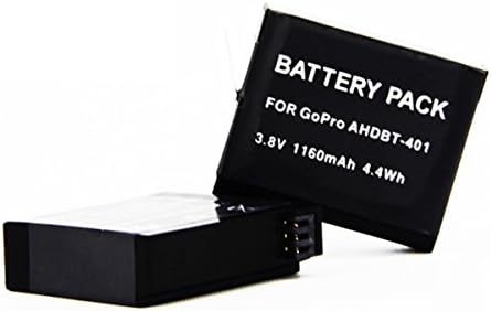LCtech (TM) AHDBT-401 Decoded Li-ion Rechargeable Battery Pack For GoPro Hero 4 HD Camera Charging Camera Mount Replacement