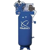 - Quincy Air Master Reciprocating Air Compressor - 5 HP, 230 Volt Single Phase, Model# 2V41C60VC