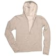 Heather Gray Classic Fleece Raw Edge Hoodie for Junior and Girl Sizes. Fleece, unfinished edges.