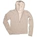 Heather Gray Classic Fleece Raw Edge Hoodie for Junior and Girl Sizes. Fleece, unfinished edges