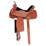 15, 16 Billy Cook Barrel Saddle - 16l 16inch Light Oil