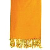 Pashmina-Schal MILNA uni indian yellow