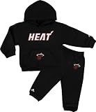 Miami Heat Black Infant Basic Hooded Fleece Sweatshirt and Fleece Pant Set