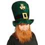Plush Leprechaun Hat with Beard