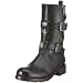 Buffalo London 111617 LACE 2 N COW BLACK 01, Damen Stiefel