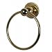 Allied Brass BL-16-BKM Matte Black Bolero Towel Ring from the Bolero Collection BL-16