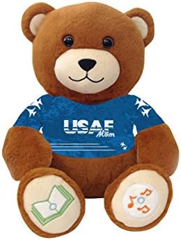 United States Air Force Mom Bluetooth music-playing teddy bear - "My Daughter..."