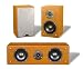 150W (RMS) Surround Speakers (Pair) plus 1 140W (RMS) Center Speaker (Sugar Maple)-model:JuniorCS-SM