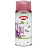 Krylon 4-Ounce Glitter Aerosol Spray, Resplendent Red