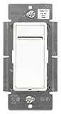 Leviton VRI10-1LZ Vizia RF + 1000W Incandescent Scene Capable Dimmer, White/Ivory/Light Almond