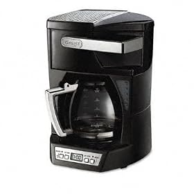 Delonghi Programmable 12-Cup Coffee Maker, Stainless Steel, Black: Kitchen &amp; Dining