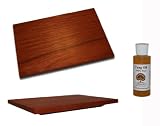 Cutting Board Cheesboard Sushi Set for 2 with FREE bottle of Tung Oil by Lombardi's Woodworking