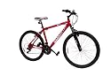 Muddyfox Impel Men's Hardtail Mountain Bike - Red/Black, 26 Inch