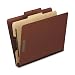 Pendaflex Pressboard Classification Folders, Letter, 4-Section, Red, 10 Per Box,( 1157R)