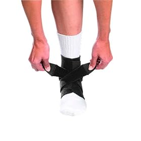 Click here to buy Mueller Adjustable Ankle Support, Black, One Size by 1000 Mile.