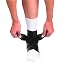 Mueller Adjustable Ankle Support, Black, One Size