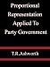 Proportional Representation Applied To Party Gover...