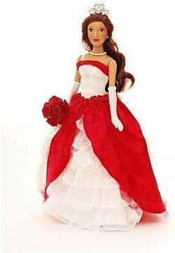 Brass Key Keepsakes - PRINCESA QUINCEANERA Porcelain Doll 14" - Red