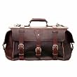 A Leather Duffle, Overnight, Travel, Carry On Bag They'll Fight Over When You're Dead